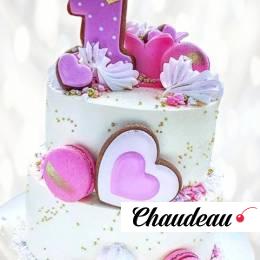 Торт на 1 год с имбирными пряниками T1GI013189 фото и оформление торта