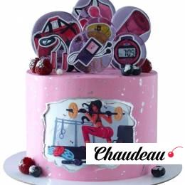 Торт для девушки спортсменки №1948