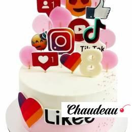 Торт Лайки и Тик Ток №2070
