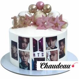 Торт с БТС на 15 лет №2171