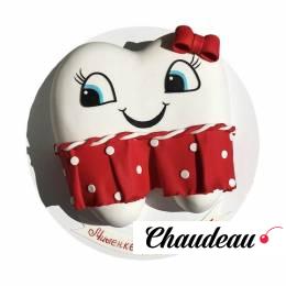 Торт в виде зубика для девочки №2951