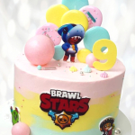 Торт Леон из Бравл Старс TLBS013204 фото и оформление торта