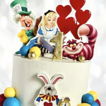 Торт на годик в стиле Алисы TGSA013225 фото и оформление торта