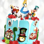 Сказочный торт Алиса на шестилетие STAS013227 фото и оформление торта