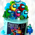 Among Us торт на 6 лет AUT6013233 фото и оформление торта