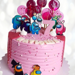 Торт Амонг Ас на семь лет TAAS013234 фото и оформление торта