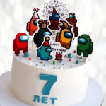 B-day торт Among Us BTAU013235 фото и оформление торта