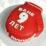 Боксерский торт на именины 9 лет BTI9013264 фото и оформление торта