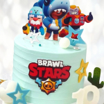 Торт Бравл Старс на 10 лет TBS10013274 фото и оформление торта