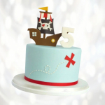 Торт Корабль пиратов TKP0013293 фото и оформление торта