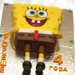 Торт Губка Боб Квадратные Штаны TGBK013295 фото и оформление торта