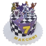 Торт Аниматроники на 7 лет №2614