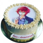 Торт Аниме с фотопечатью №2205