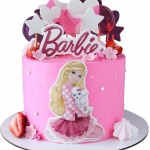 Торт Барби с собачкой №1962