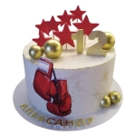 Торт Боксеру на 12 лет №2767