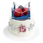 Торт Боксеру на 15 лет №2797