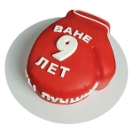 Торт Боксеру на день рождения 9 лет №2801