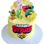 Торт Brawl Stars с фотопечатью №2172