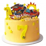 Торт Hot Wheels желтый №1906