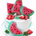 Торт в арбузном стиле №2531