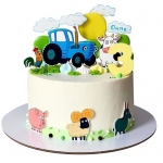 Торт в стиле Синий Трактор №1868