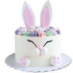 Торт в виде зайчика с ушками №2463