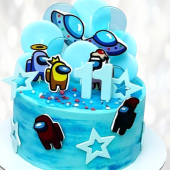 Торт Амонг Ас на 11 лет TAA10013231 фото и оформление торта