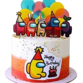 Торт Амонг Ас с леденцами №2368