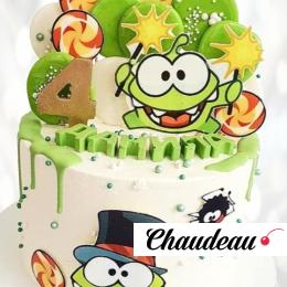 Торт "Ам Ням" (Cut the rope) TNTR013210 фото и оформление торта