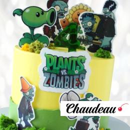 Торт Растения против Зомби TRZ0013216 фото и оформление торта