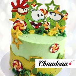 Торт Om Nom на 7 лет TON7013229 фото и оформление торта