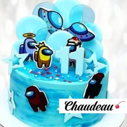 Торт Амонг Ас на 11 лет TAA10013231 фото и оформление торта