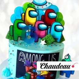 Among Us торт на 6 лет AUT6013233 фото и оформление торта
