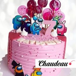 Торт Амонг Ас на семь лет TAAS013234 фото и оформление торта