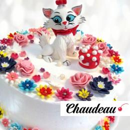 Кремовый торт с кошечкой KTK0013250 фото и оформление торта