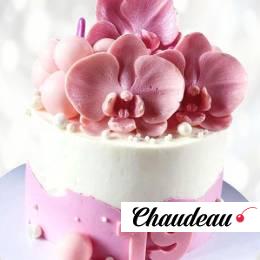 Торт на девятнадцатилетие бело-розовый TDB0013254 фото и оформление торта