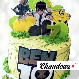 Торт Ben 10 с картинкой TB1K013257 фото и оформление торта