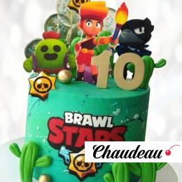 Торт Амбер Бравл Старс TABS013272 фото и оформление торта