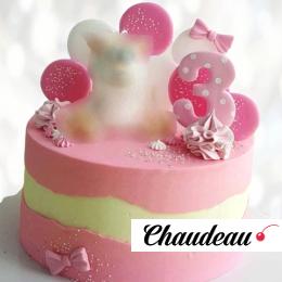 Торт на трехлетие девочке TTD0013280 фото и оформление торта