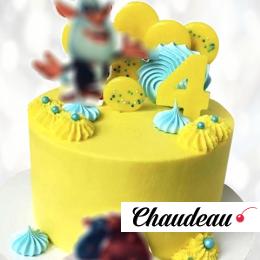 Торт на 4-й день рождения T4DR013284 фото и оформление торта