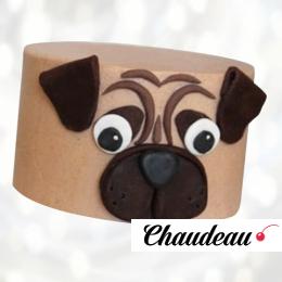 3D торт Собака Мопс 3TSM013289 фото и оформление торта