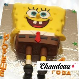 Торт Губка Боб Квадратные Штаны TGBK013295 фото и оформление торта