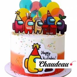 Торт Амонг Ас с леденцами №2368