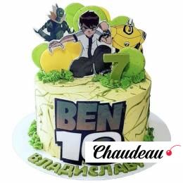 Торт Бен Тен с фотопечатью №2607 Торт Бен Тен с фотопечатью №2607