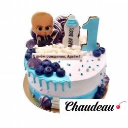 Торт Босс Молокосос на 1 год №1398 Торт Босс Молокосос на 1 год №1398