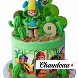 Торт Браво Старс зеленый №2383