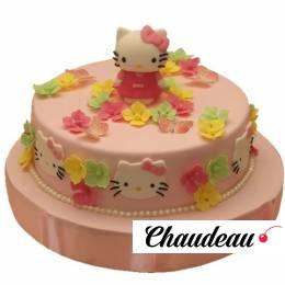 Торт Hello Kitty с жемчужными бусинами №695 Торт Hello Kitty с жемчужными бусинами №695