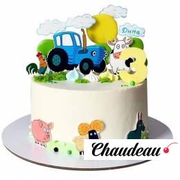Торт в стиле Синий Трактор №1868 Торт в стиле Синий Трактор №1868