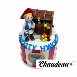 Торт в виде сундука с сокровищами №1407