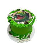 Торт детский с динозаврами из Парка Юрского Периода TDDP013351